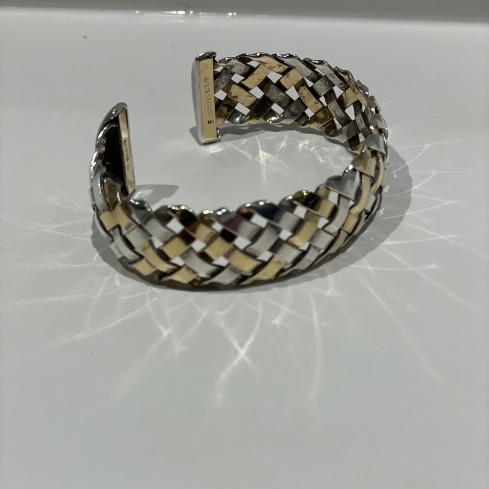 18Karat Gold and Silver Bracelet Gabriel Ofish